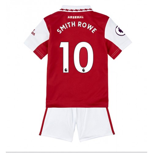 Fotbalové Dres Arsenal Emile Smith Rowe #10 Dětské Domácí 2022-23 Krátký Rukáv (+ trenýrky)